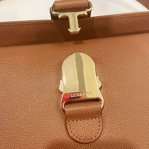 Senreve Crossbody Bag in Brown with Gold Accent - Picture 4 of 12